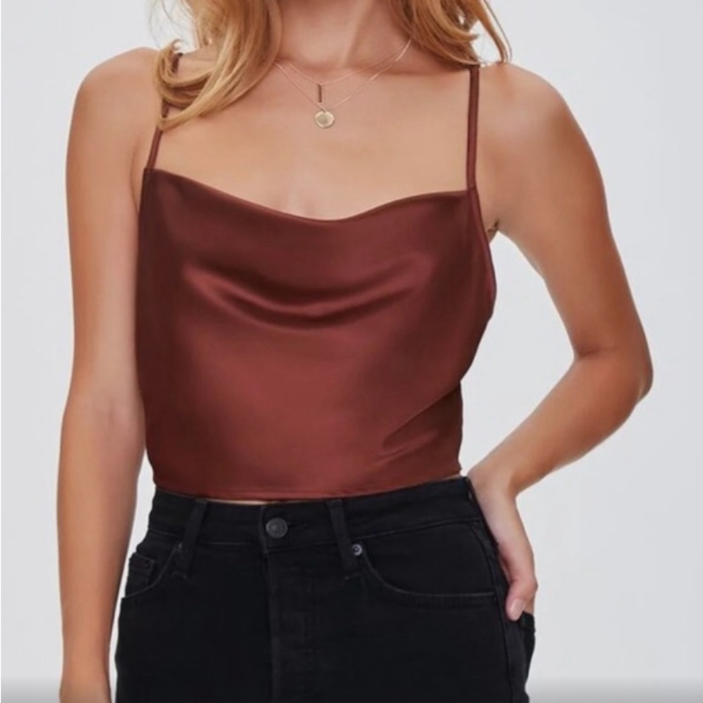 Forever 21 satin zip up!